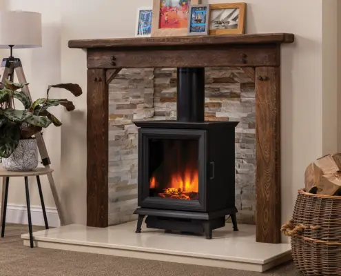 Focus Aged oak Barkston finished in medium wax