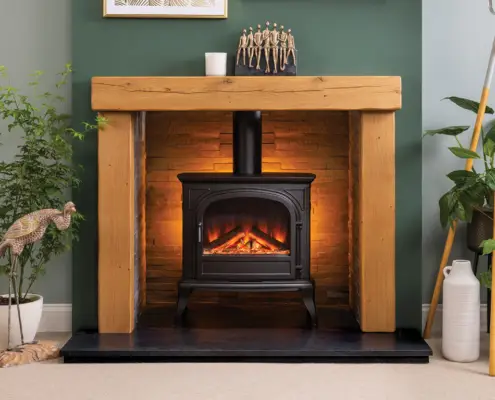 2025-Stove-Collection-2 Focus Rustic oak Barlby finished in light / medium wax