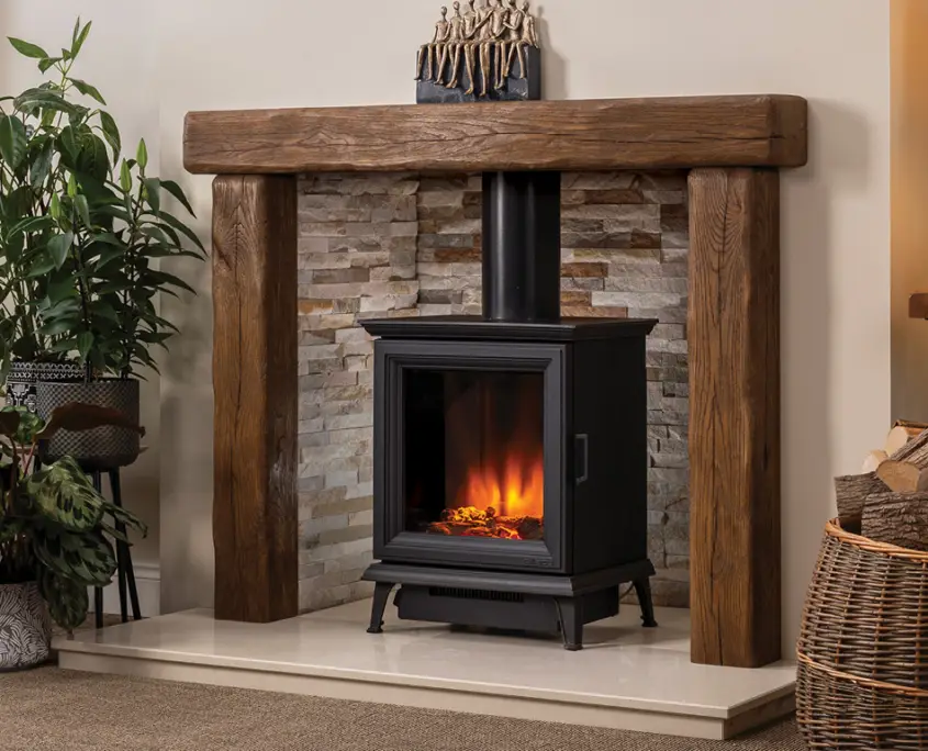 Focus Aged oak Beamish finished in medium wax