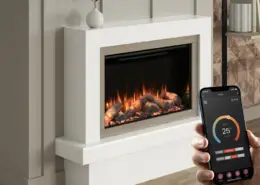 Diamond electric fires - iQFX-16 inset electric eFire - App and voice control