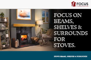 Focus Fireplaces - beams, shelves & surrounds for stoves
