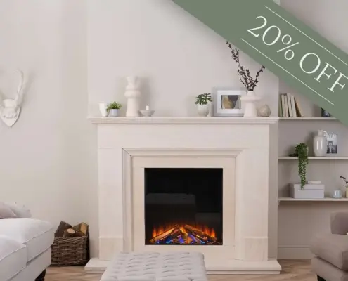 British Fires - 20% off electric fires in January 2026 only