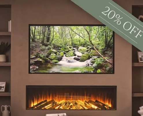 British Fires - 20% off electric fires in January 2026 only