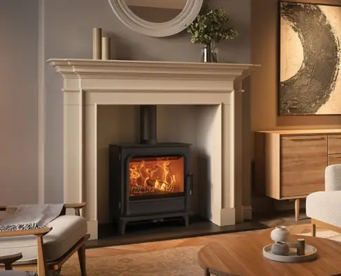 Wood & Multi-fuel Stoves Fires - Onyx Athos 5 Wide