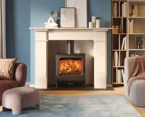 Wood & Multi-fuel Stoves Fires - Onyx Olympus 5 Wide
