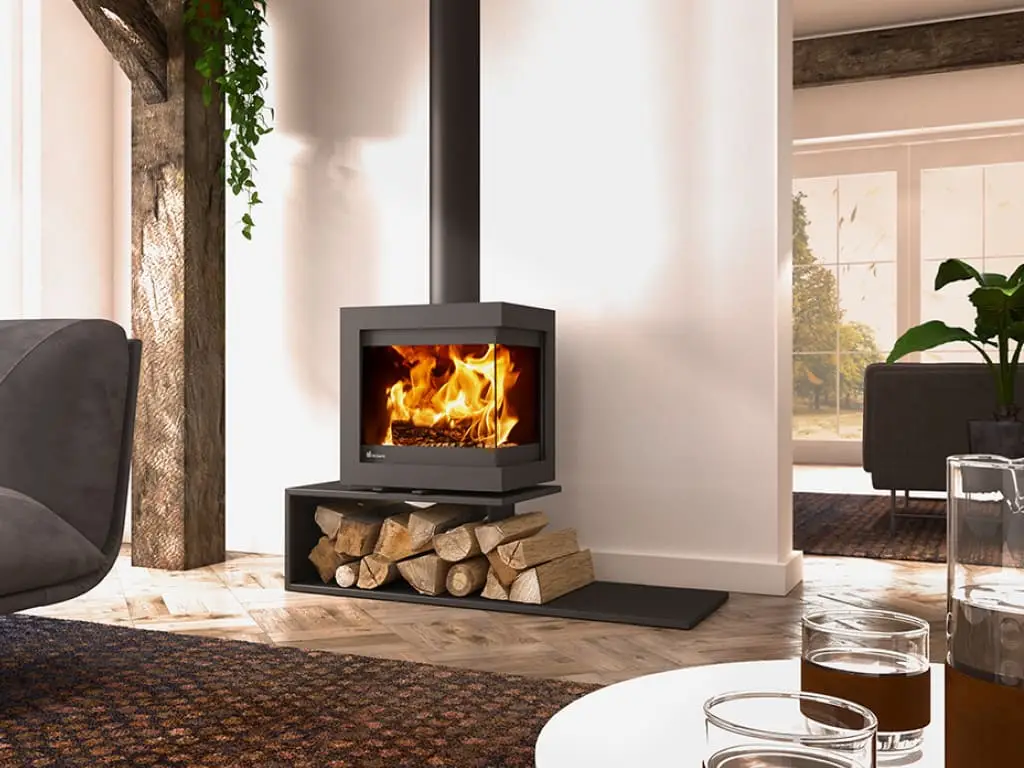 Bora-wood-burning-stoves- Dik Geurts - Bora Corner, Plateau Floatings - wood-burning stove