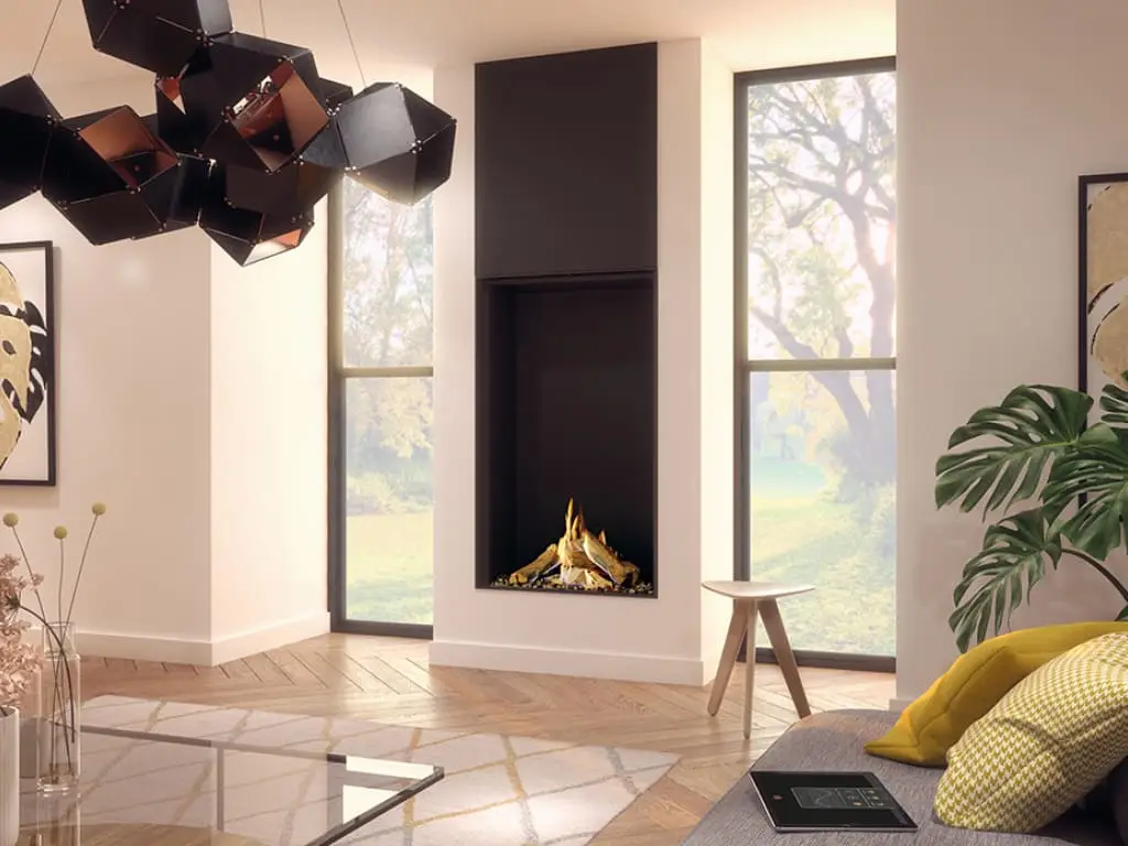 Maestro-Gas-hole-in-wall-4 DRU - Maestro 75 Tall Eco Wave Gas Fire