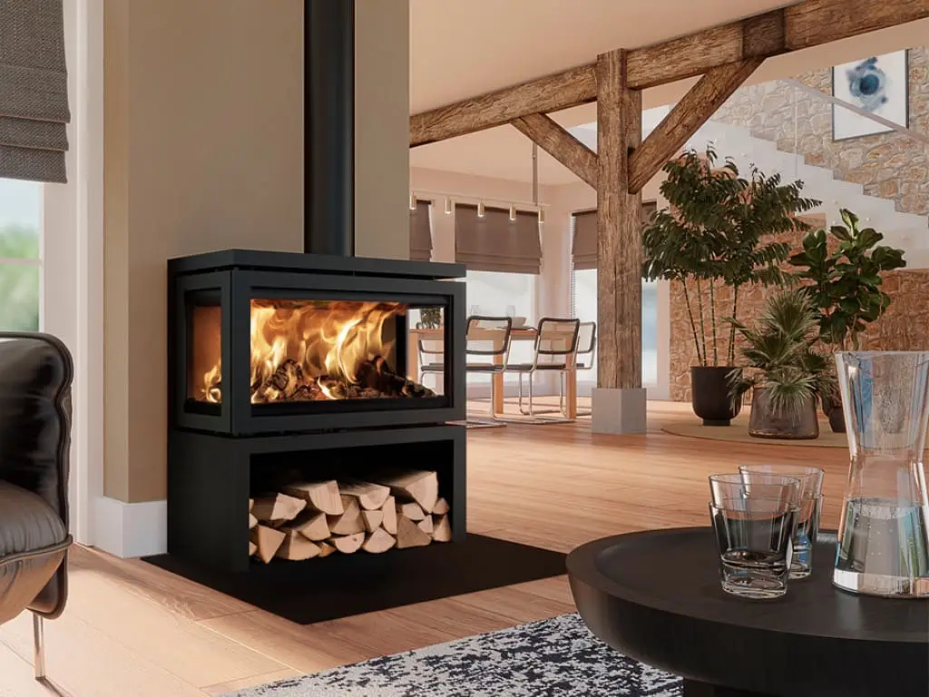 Vidar-wood-burning-stoves- Dik Geurts - Vidar Triple Large, Store - wood-burning stove