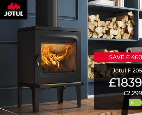SAVE £460 on the Jøtul F205 wood burning stove - offer ends 21 November 2026